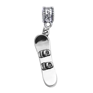 Snowboard Charm Bead - Pick Style