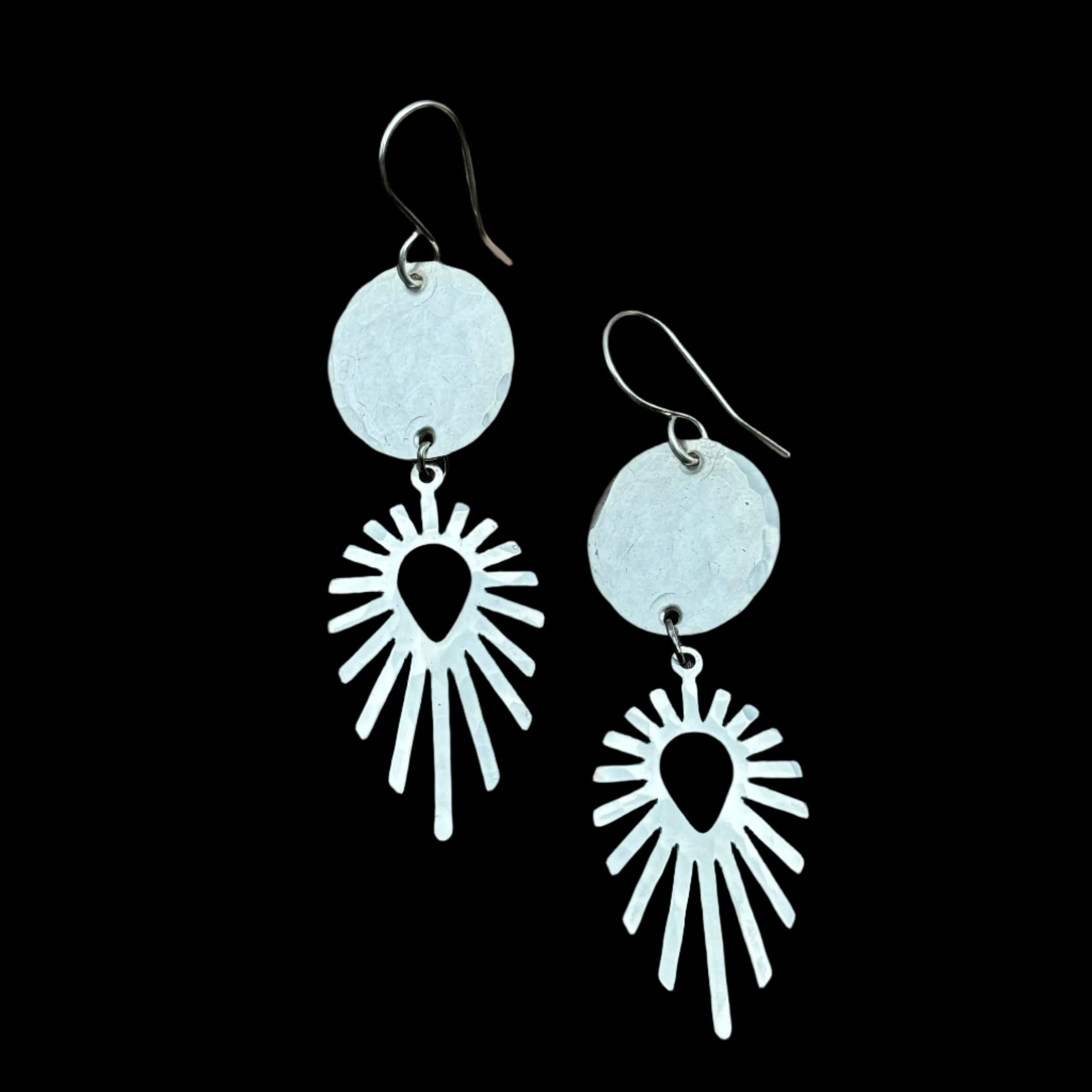 Solstice Trail Earrings, Silver
