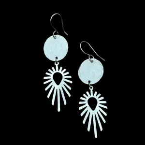 Solstice Trail Earrings, Silver
