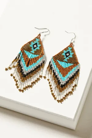 Southwestern Trail Fringe Bronze Earrings By Miranda Lambert