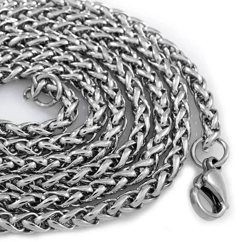 Stainless Steel Rope Chain Necklace