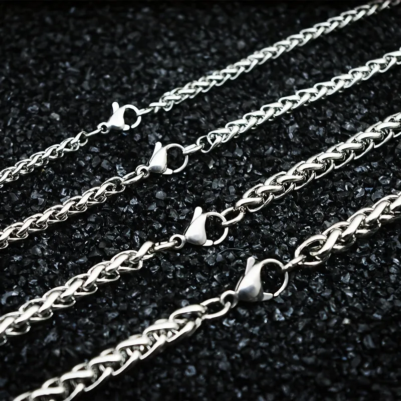 Stainless Steel Rope Chain Necklace