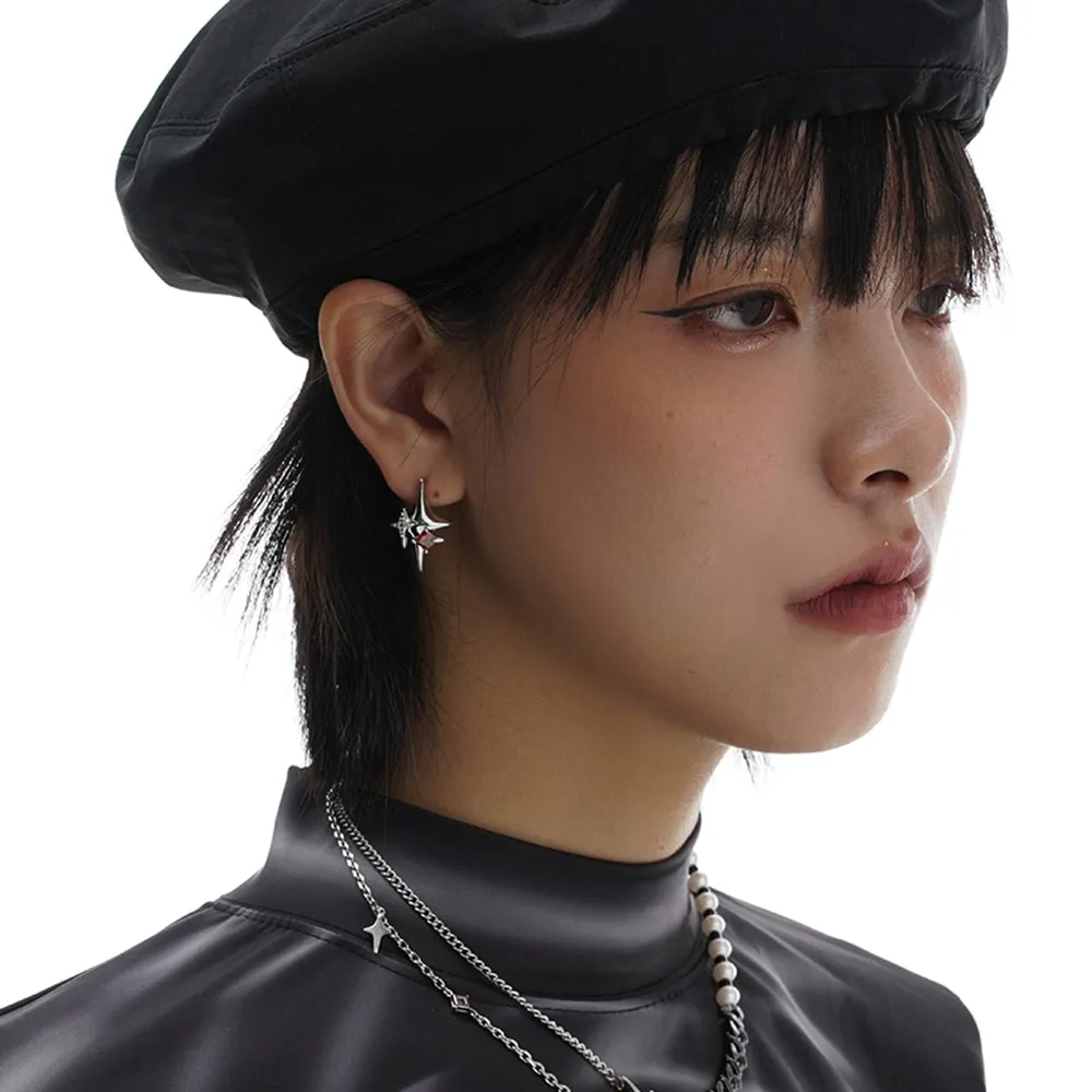 Star series earrings and ear clips