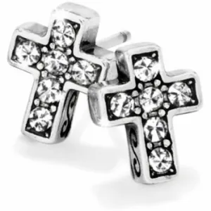 Starry Night Cross Mini Post Earrings J21691