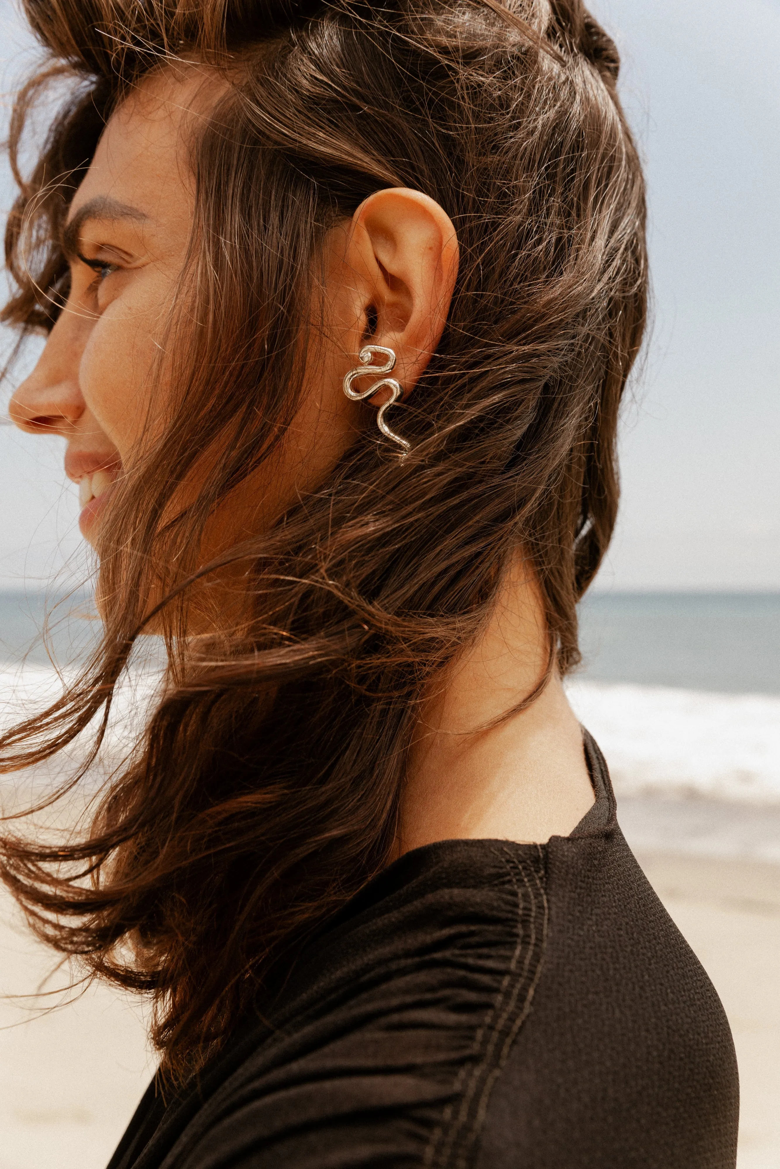 Sterling Silver Figari Studs