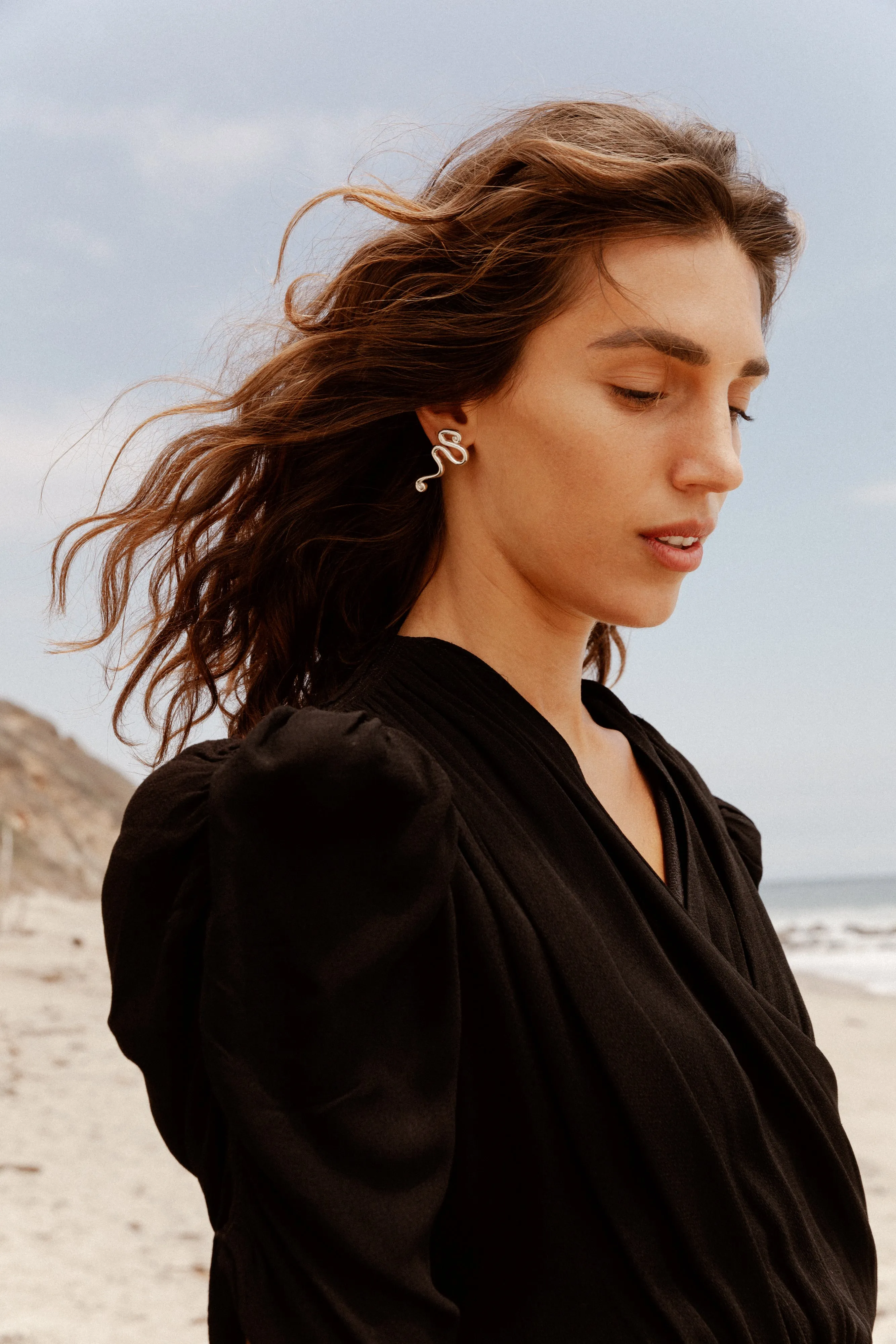 Sterling Silver Figari Studs