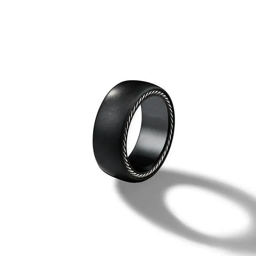 Streamline Band in Black Titanium, Size 14