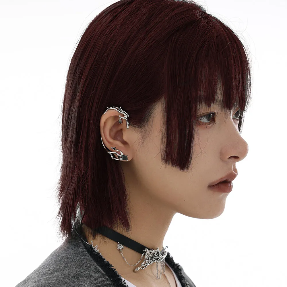 Taboo series spider silk earrings
