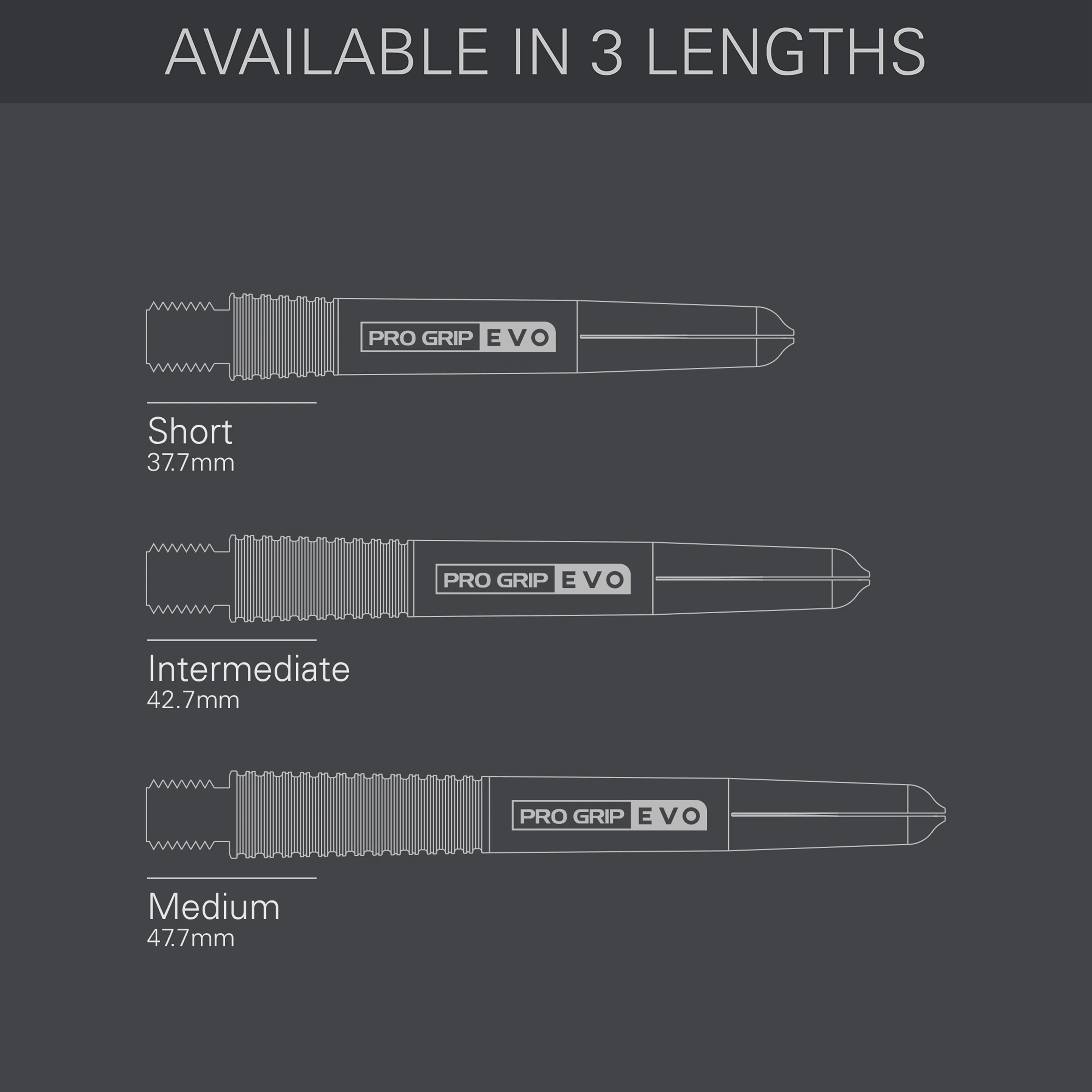 Target Chrono Titanium Dart Shafts 2024 - Short Intermediate Medium