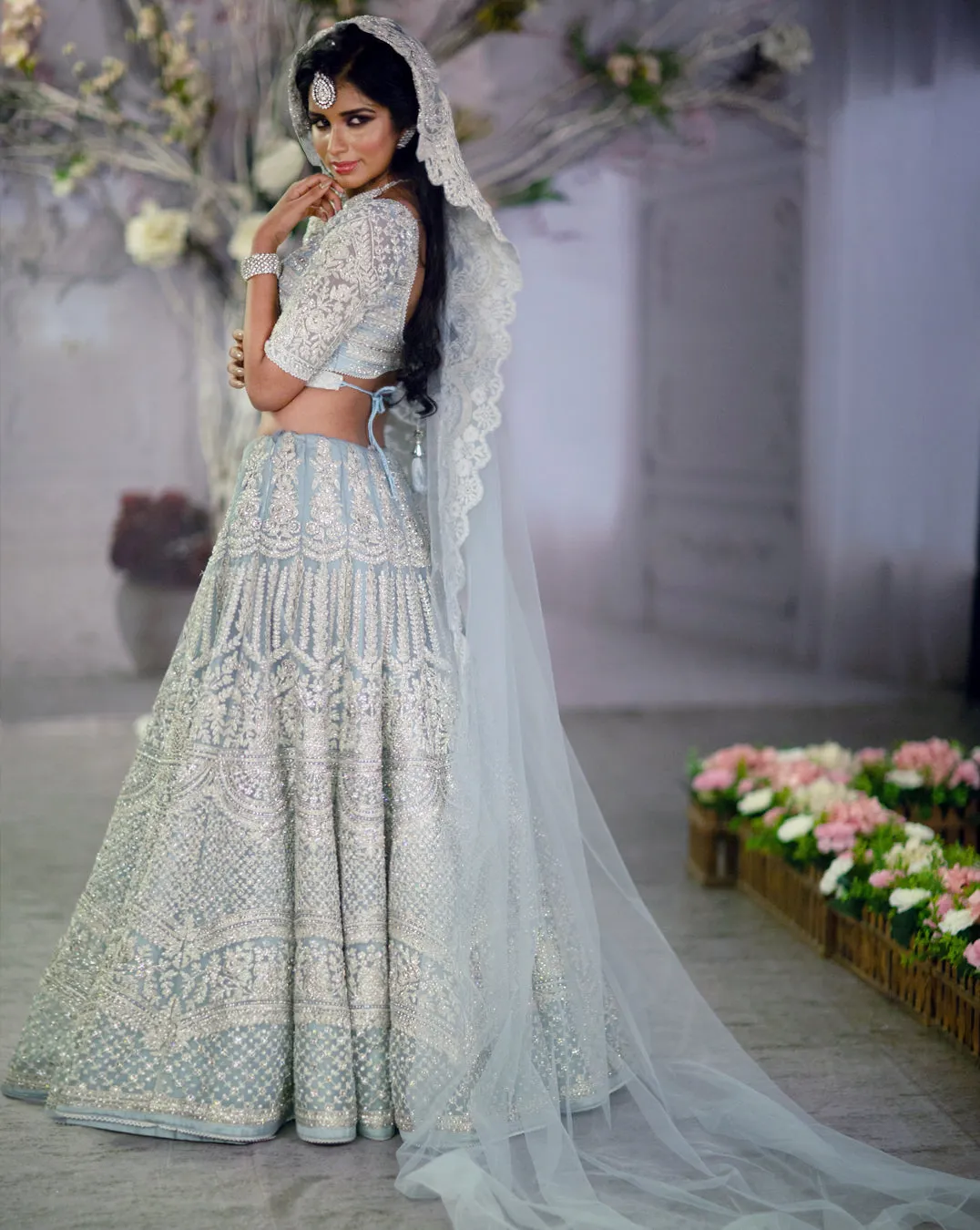 The Azul Lehenga