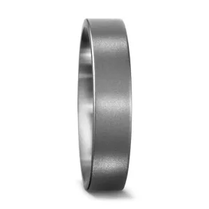 The Gravity - Brushed Titanium Wedding Ring Band (5mm or 6mm) Ultra comfort
