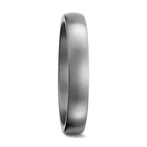 The Helios - Brushed Titanium, Court -Ultra comfort fit, Wedding Ring Band 3mm or 4mm