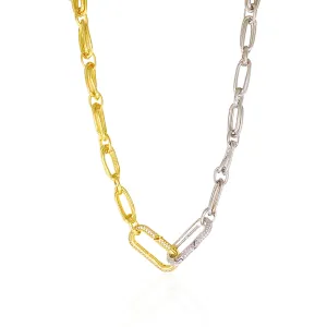 The London Mixed Metal Necklace