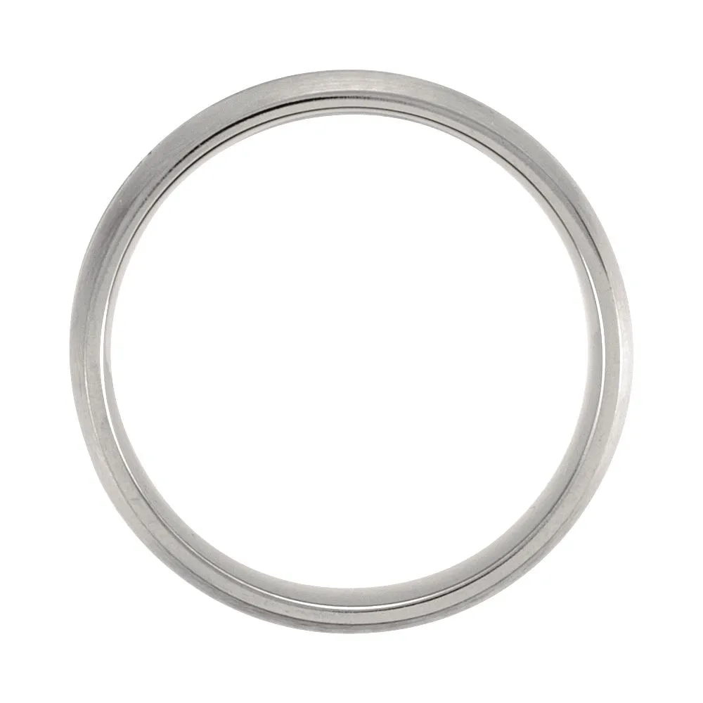 Titanium 7mm Grooved & Satin Finished Band Size 11.5