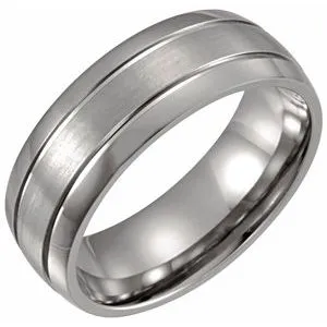 Titanium 8 mm Band Size 9.5