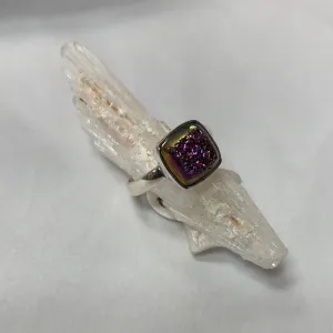 Titanium Druzzy Ring Size 6