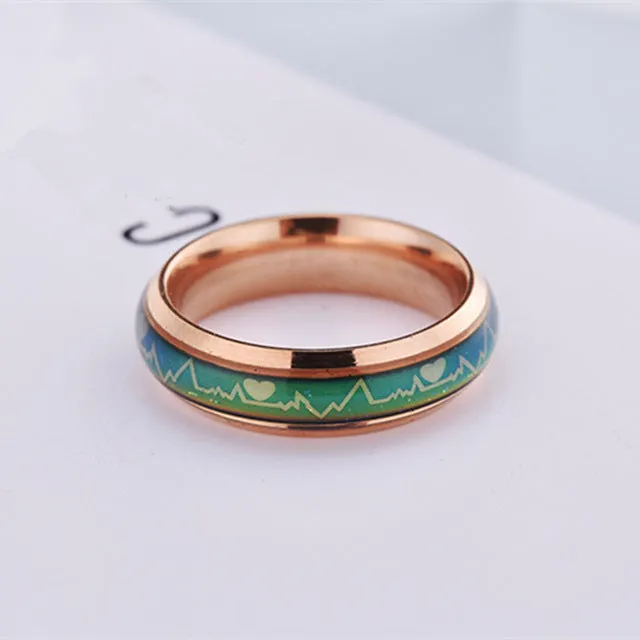Titanium Mood Rings - Changing Color