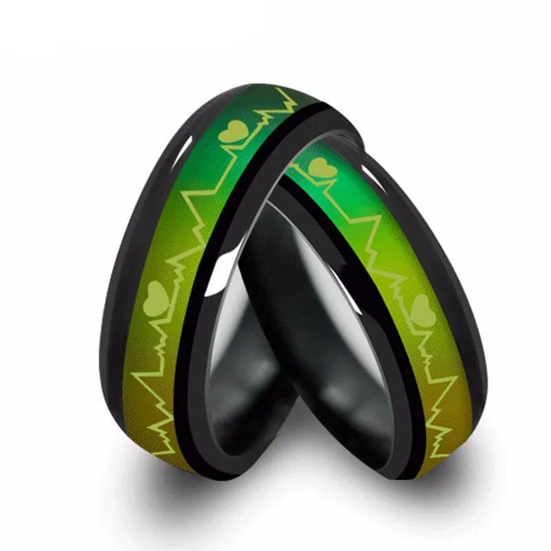 Titanium Mood Rings - Changing Color