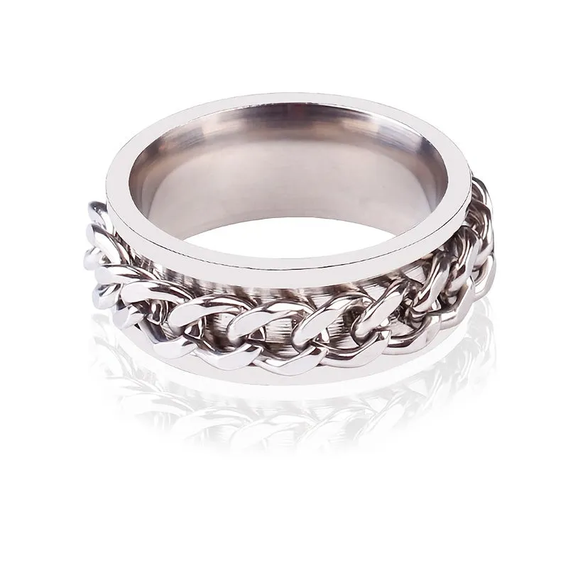 Titanium Steel Rotating Bottle Opening Ring