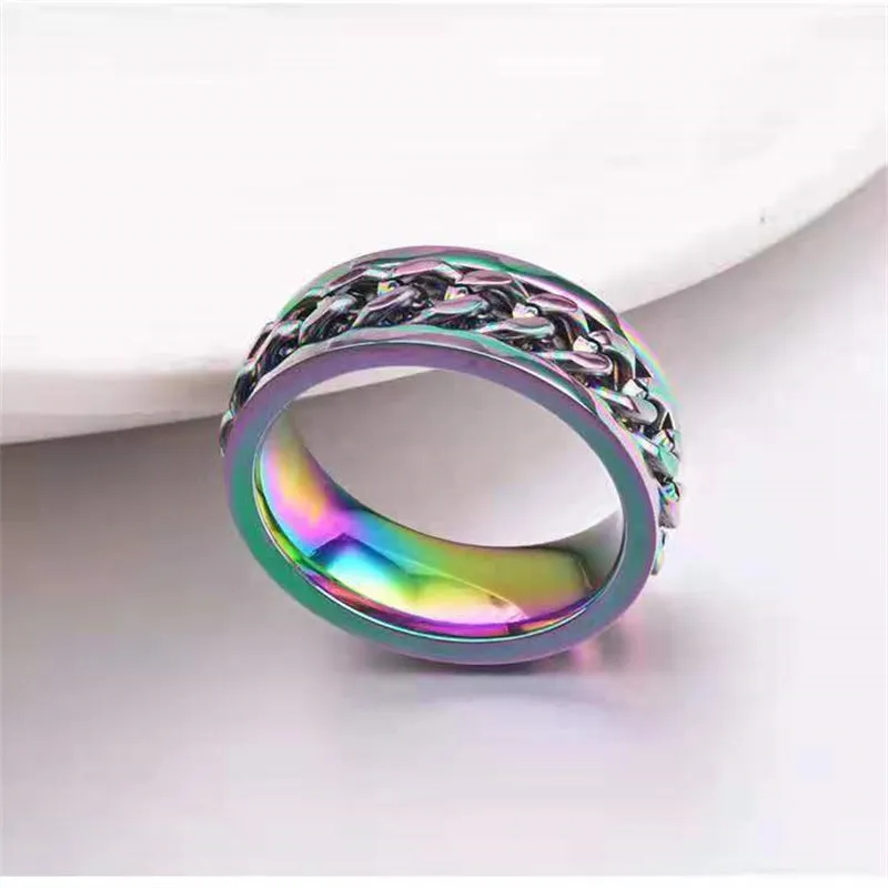 Titanium Steel Rotating Bottle Opening Ring