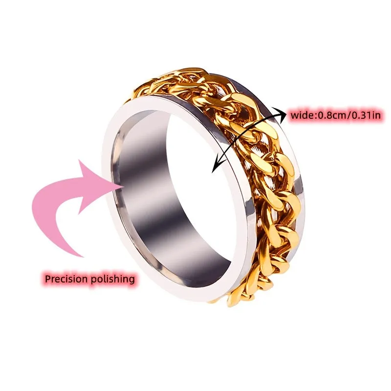 Titanium Steel Rotating Bottle Opening Ring