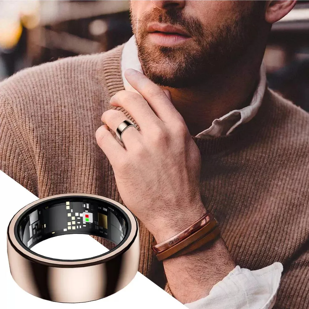 Titanium Steel Smart Ring - Health Rings for Women & Men