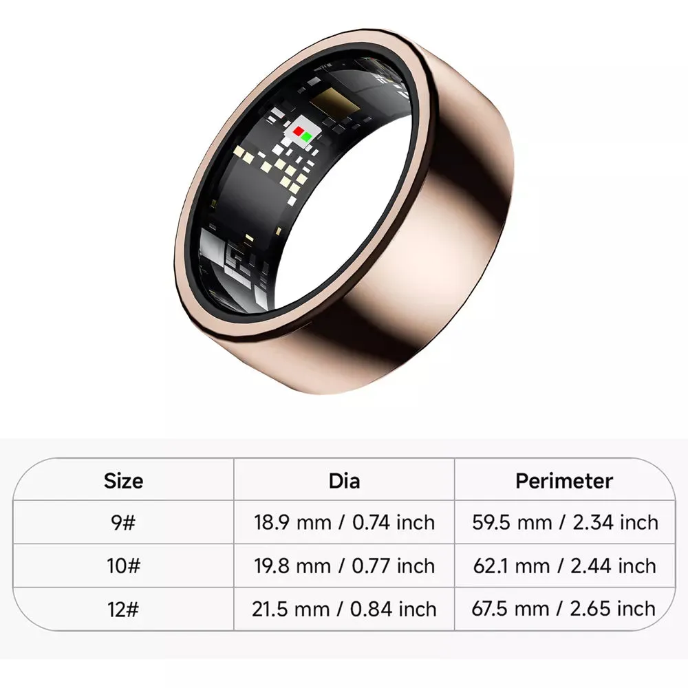 Titanium Steel Smart Ring - Health Rings for Women & Men