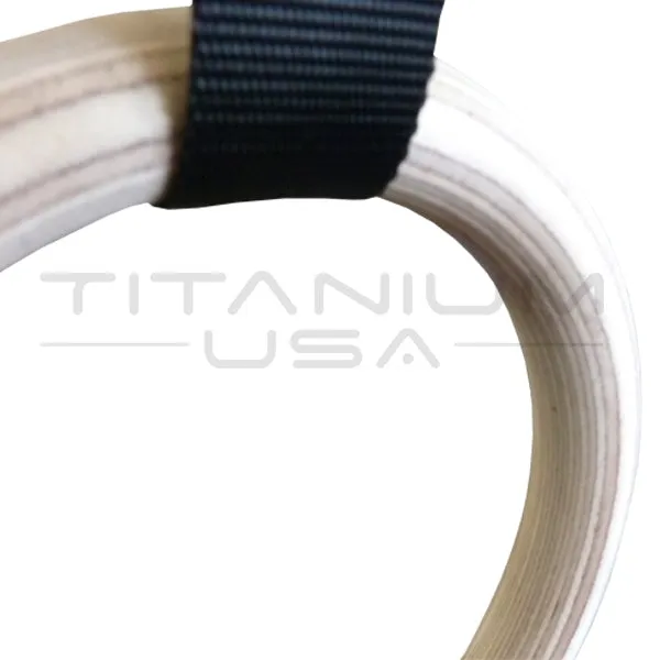 TITANIUM USA WOODEN GYM RINGS