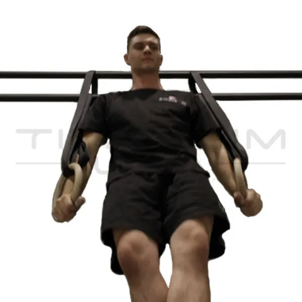TITANIUM USA WOODEN GYM RINGS