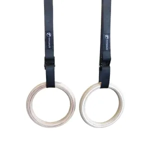 TITANIUM USA WOODEN GYM RINGS