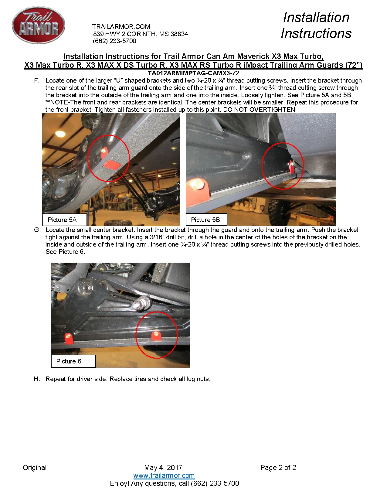 Trail Armor Can Am Maverick X3 RS Turbo R, Max RS Turbo R, X MR Turbo R, X RC Turbo R, Max Turbo R, X RS Turbo RR, X MR Turbo RR, X RC Turbo RR, Max X RS Turbo RR, Max X MR Turbo RR, RS Turbo RR, Max RS Turbo RR Trailing Arm Guards
