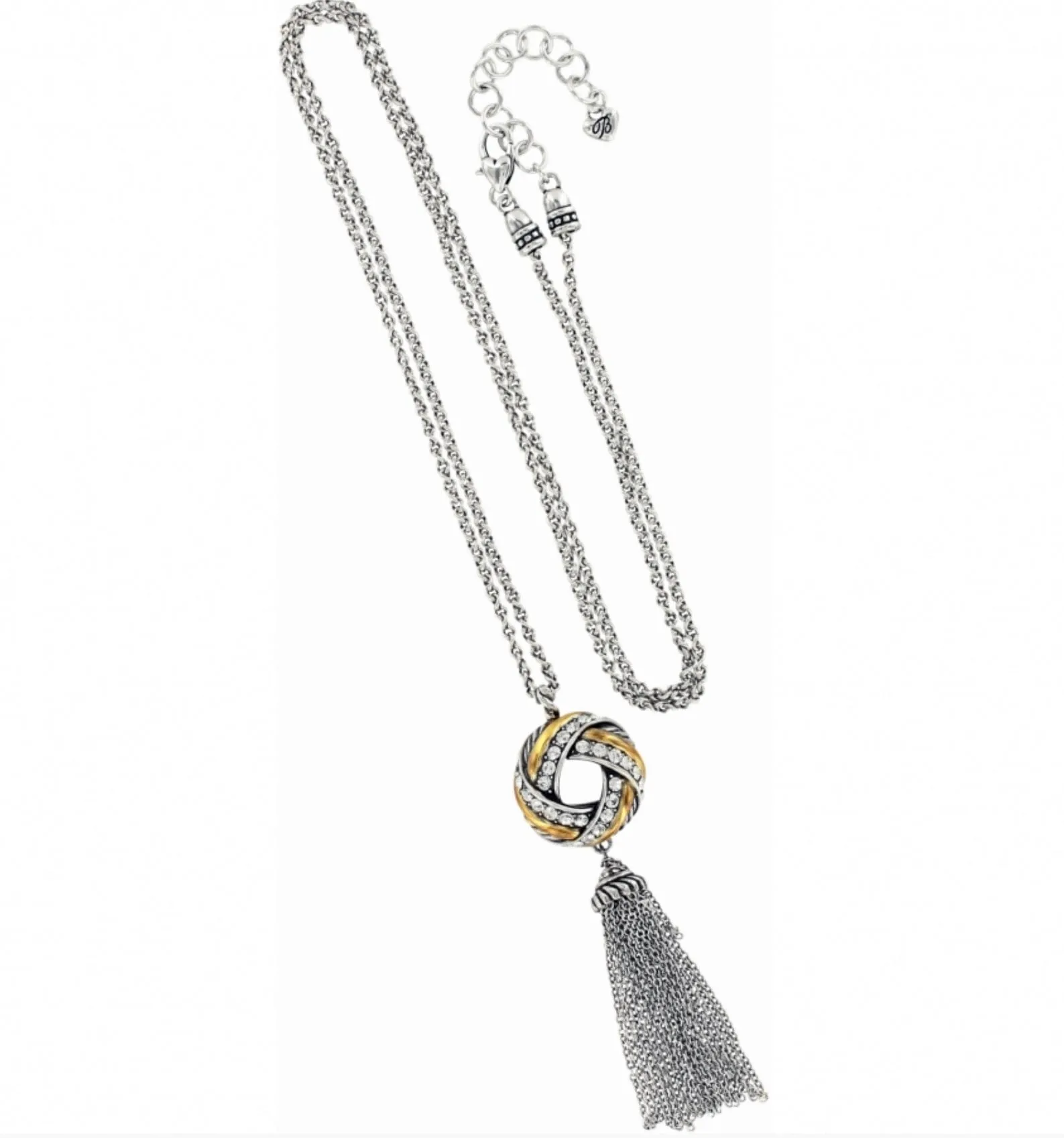 Tres Twist Tassel Long Necklace