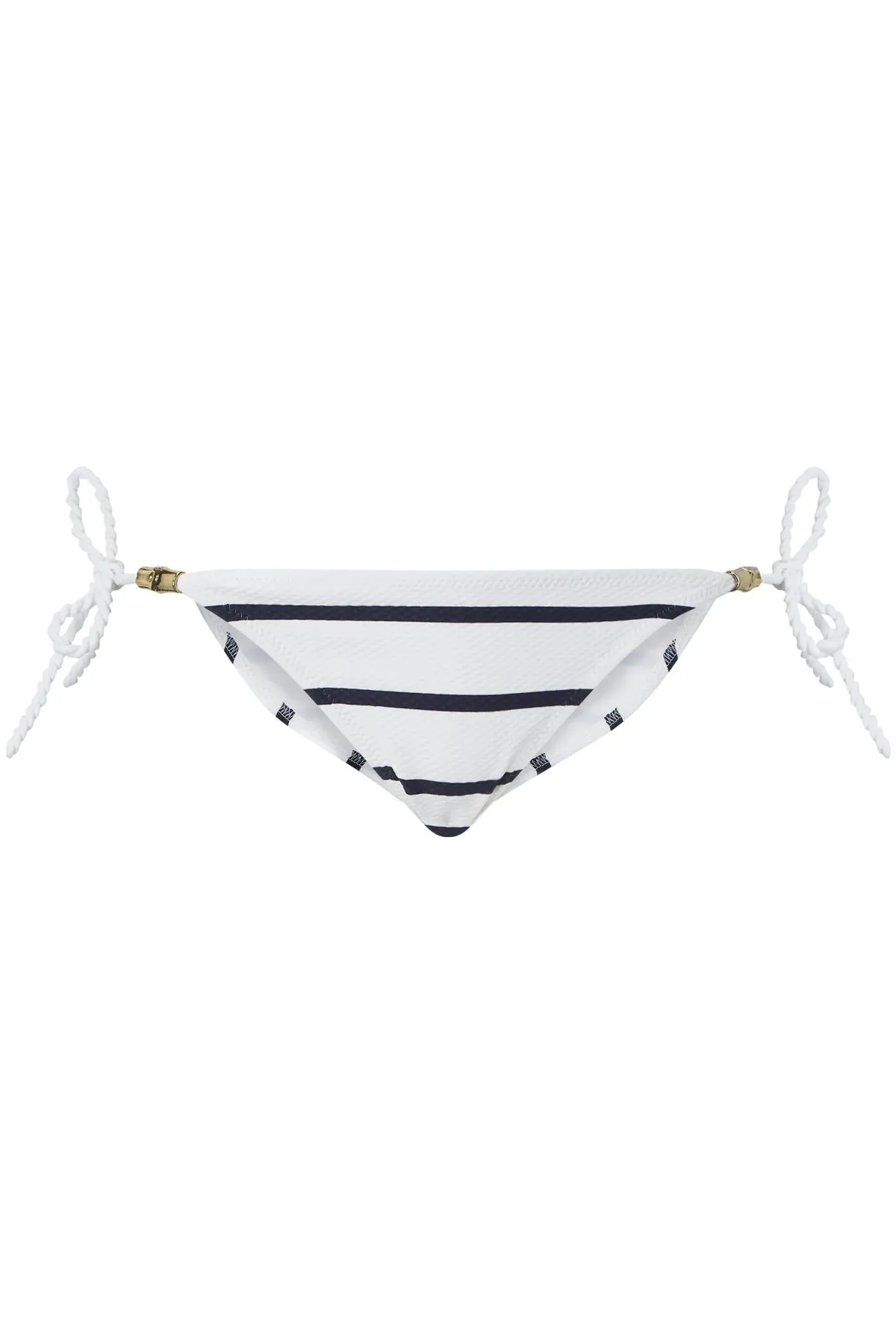 Triangle Tie Side Bottom Nautical Stripe