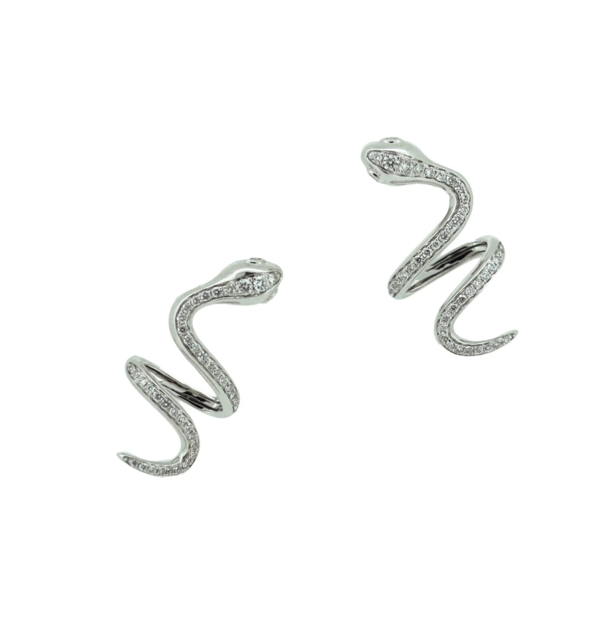 Twined Serpent Earrings