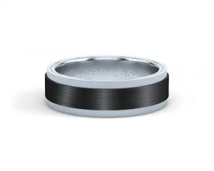 Verragio Titanium & Gold Men's Wedding Band