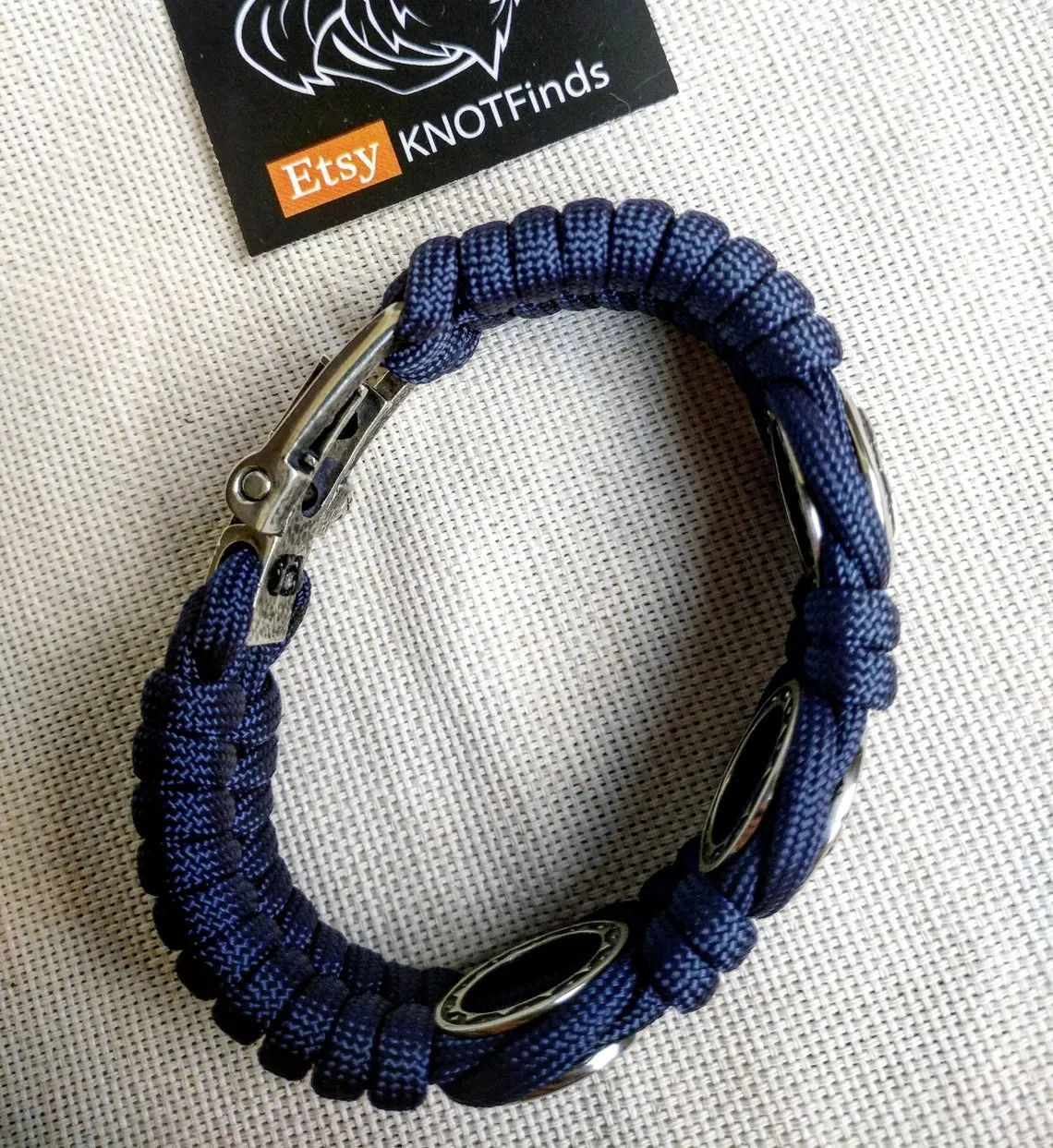 Viking protective amulet with steel beads "Valknut", "Valkyrie", "Horror shield".  Men's style, a gift for tough men. Biker bracelet.