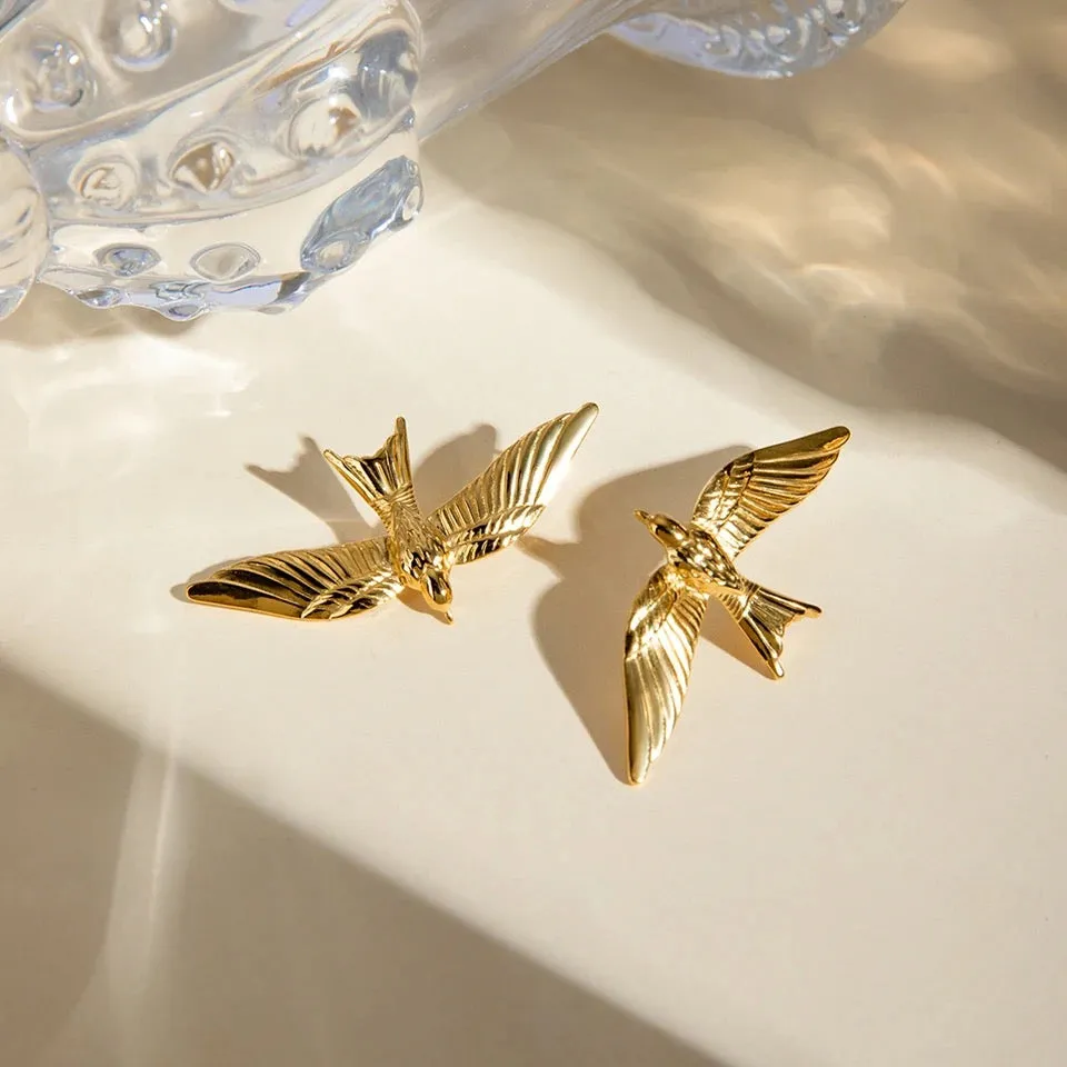 Vintage Bird Earrings