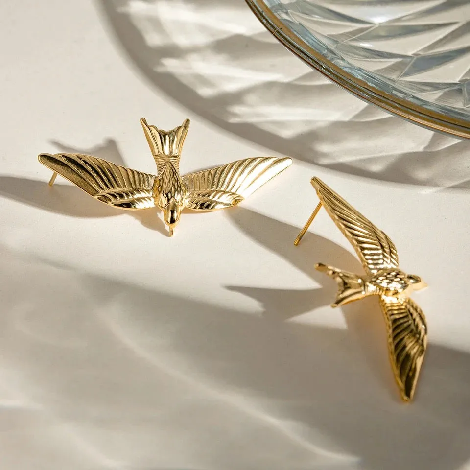 Vintage Bird Earrings