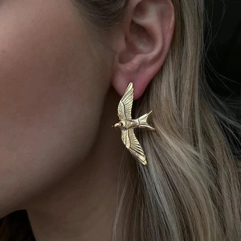 Vintage Bird Earrings