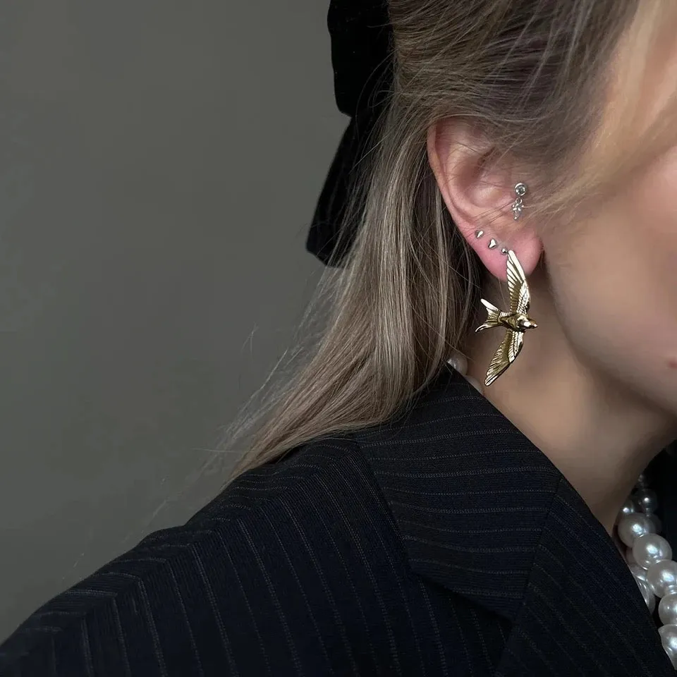 Vintage Bird Earrings