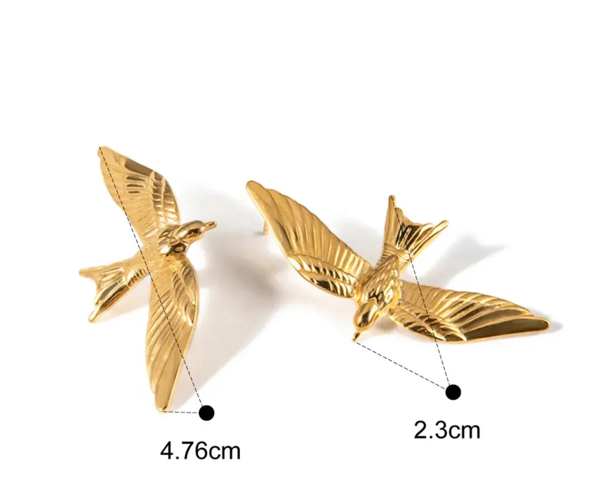 Vintage Bird Earrings