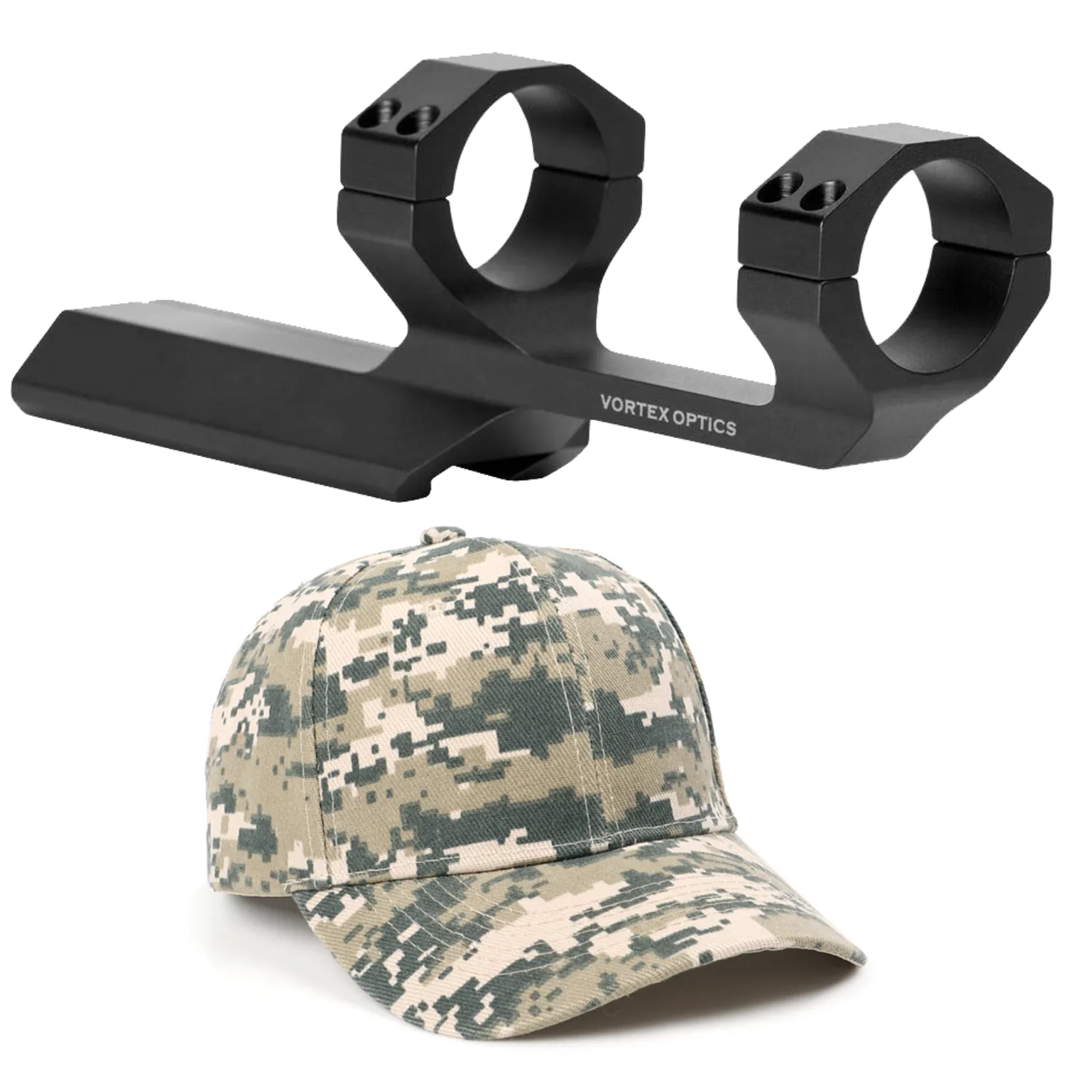 Vortex Optics CM-202 Cantilever Mount 30mm 2" Offset Rings