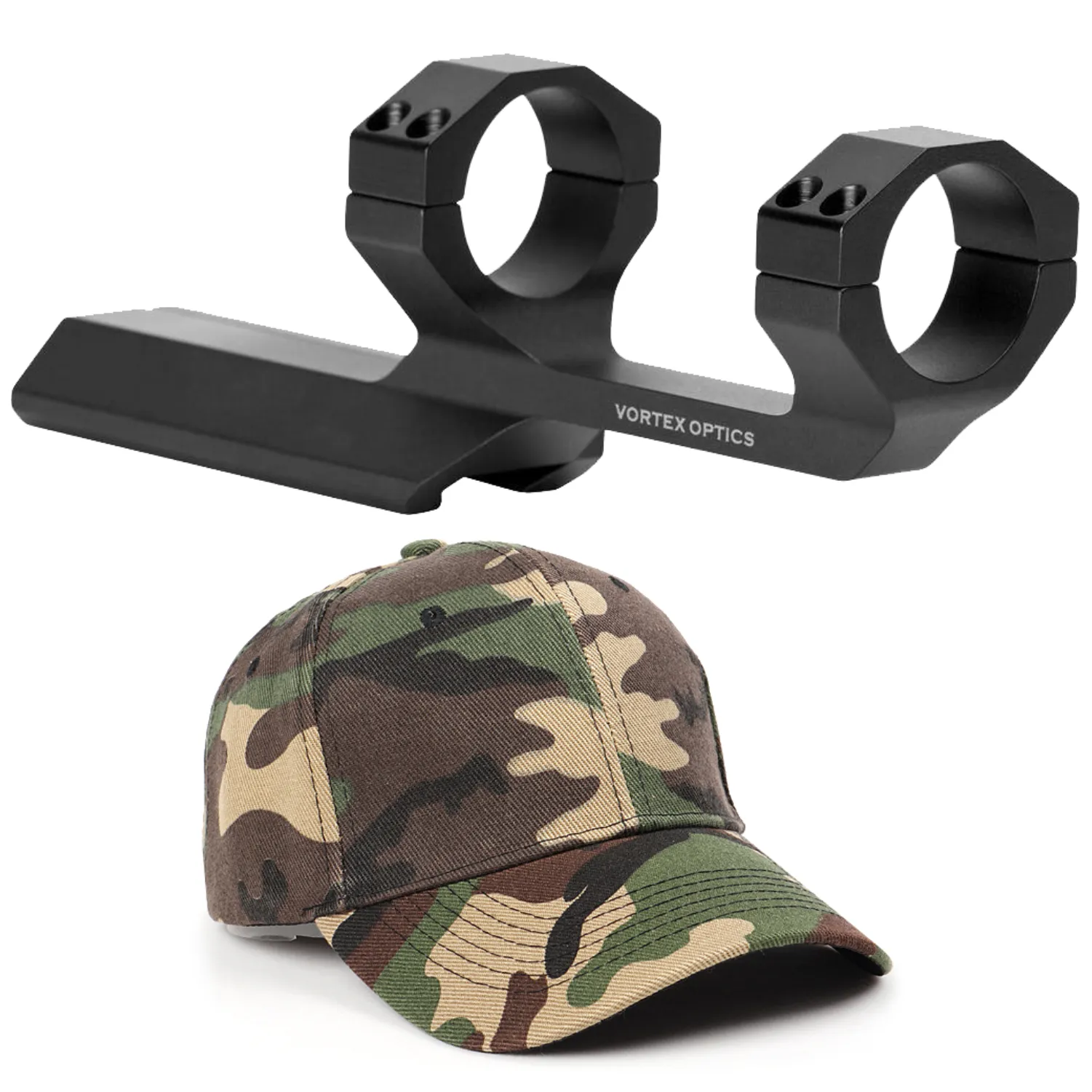 Vortex Optics CM-202 Cantilever Mount 30mm 2" Offset Rings