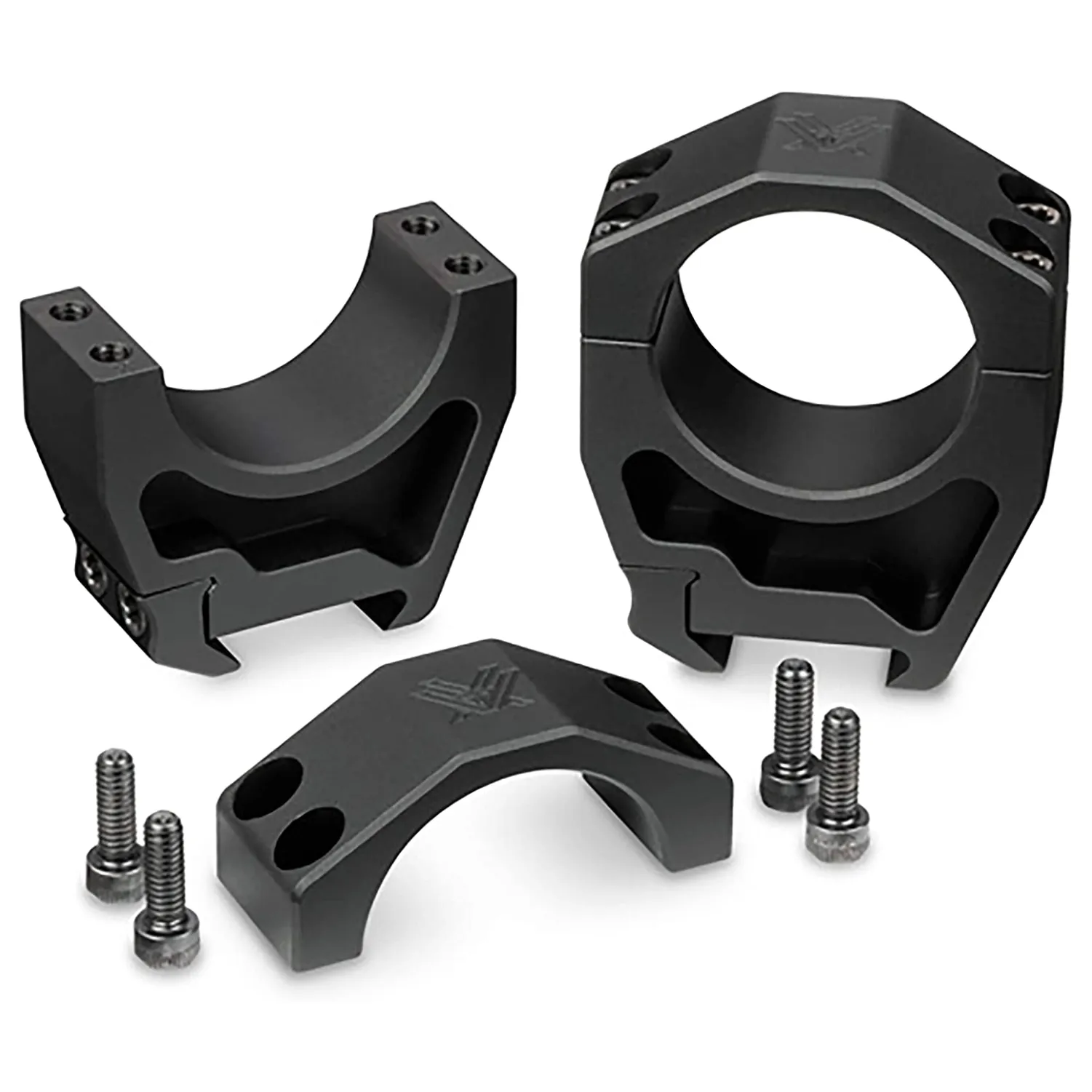 Vortex Optics Precision Match 30mm Rings Set Med 1.45 in with Free Hat Bundle