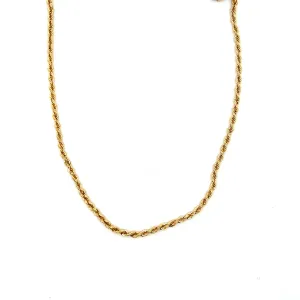 W&H Estate Gold Rope Chain