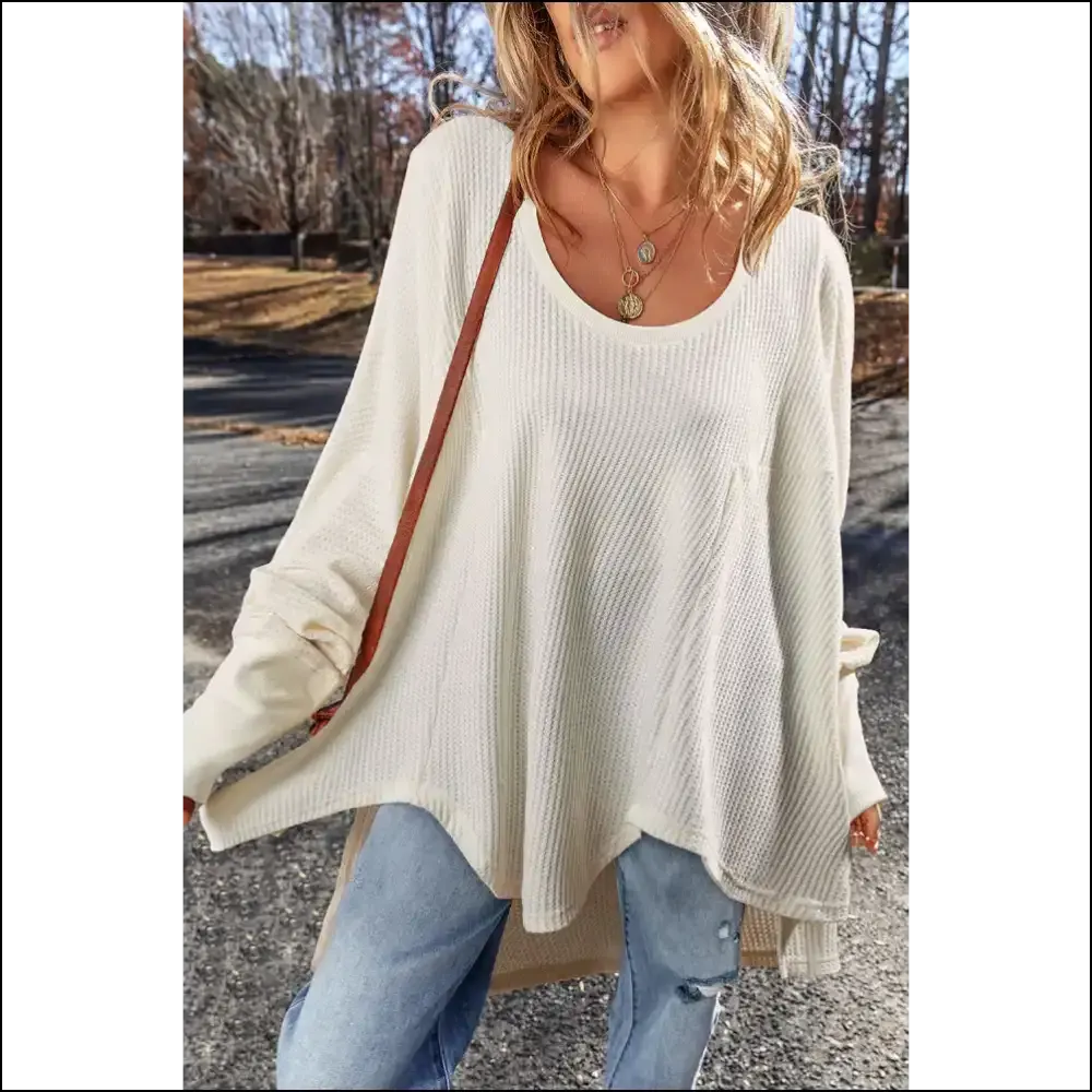 Wfle Knit Oversized Top: Basically a Cloud you can Wear  ?️