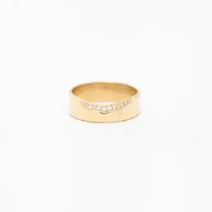 White Diamond Trail Ring