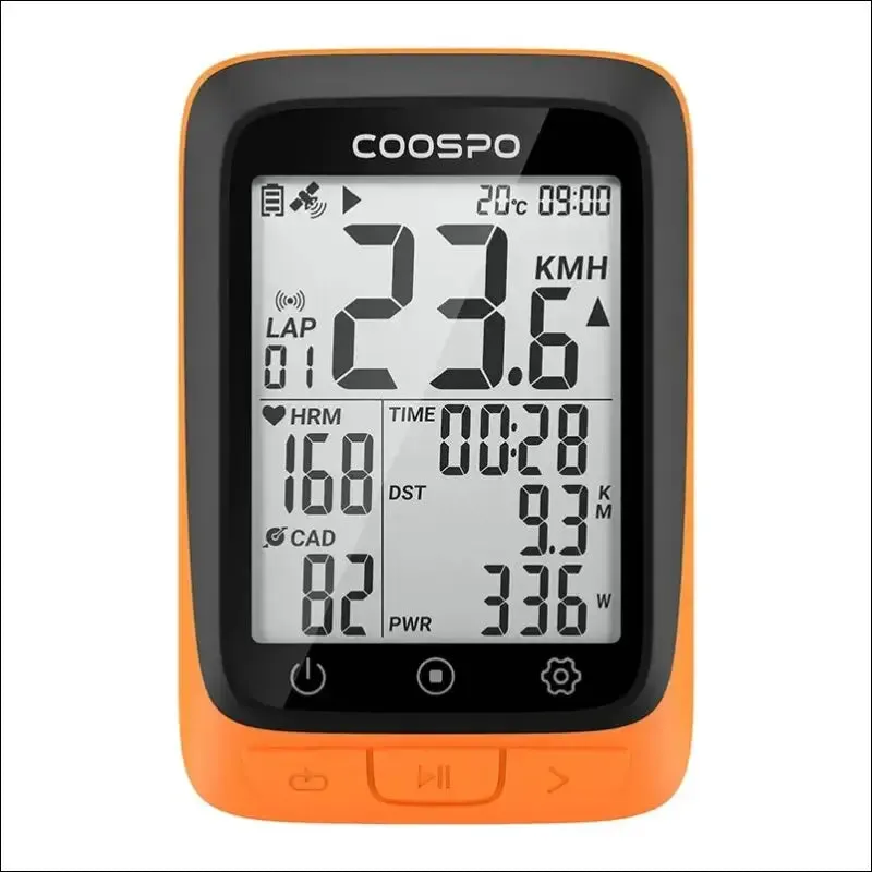 Wireless bicycle odometer gps speedometer - coospo bc107, bluetooth5.0, waterproof, odometer,