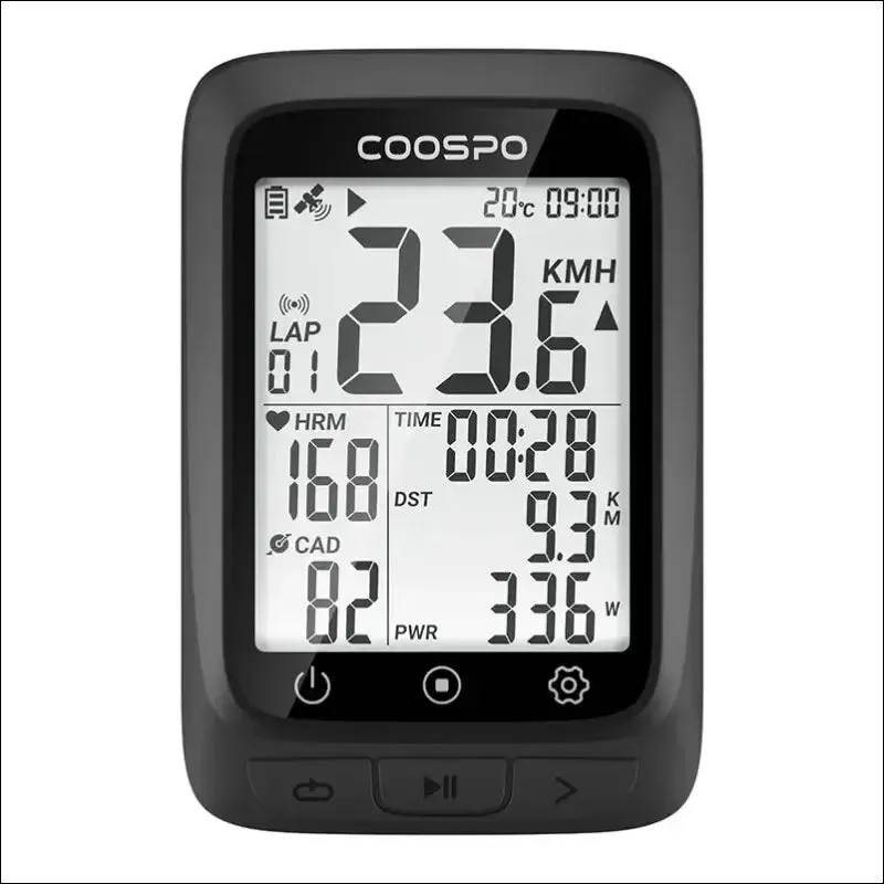 Wireless bicycle odometer gps speedometer - coospo bc107, bluetooth5.0, waterproof, odometer,