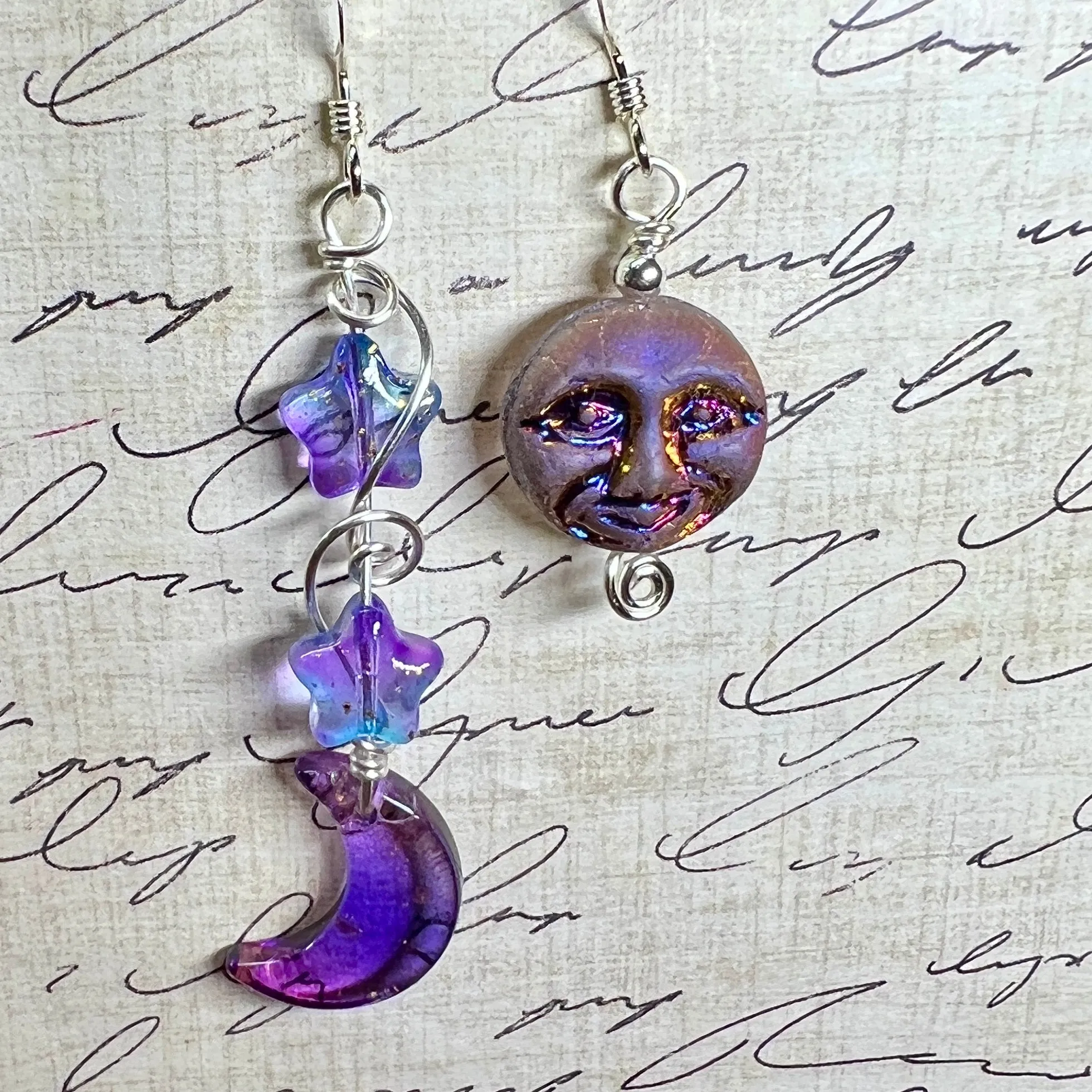 Wishes & Prophecies - Choose-Your-Own-Adventure Moon & Star Earrings
